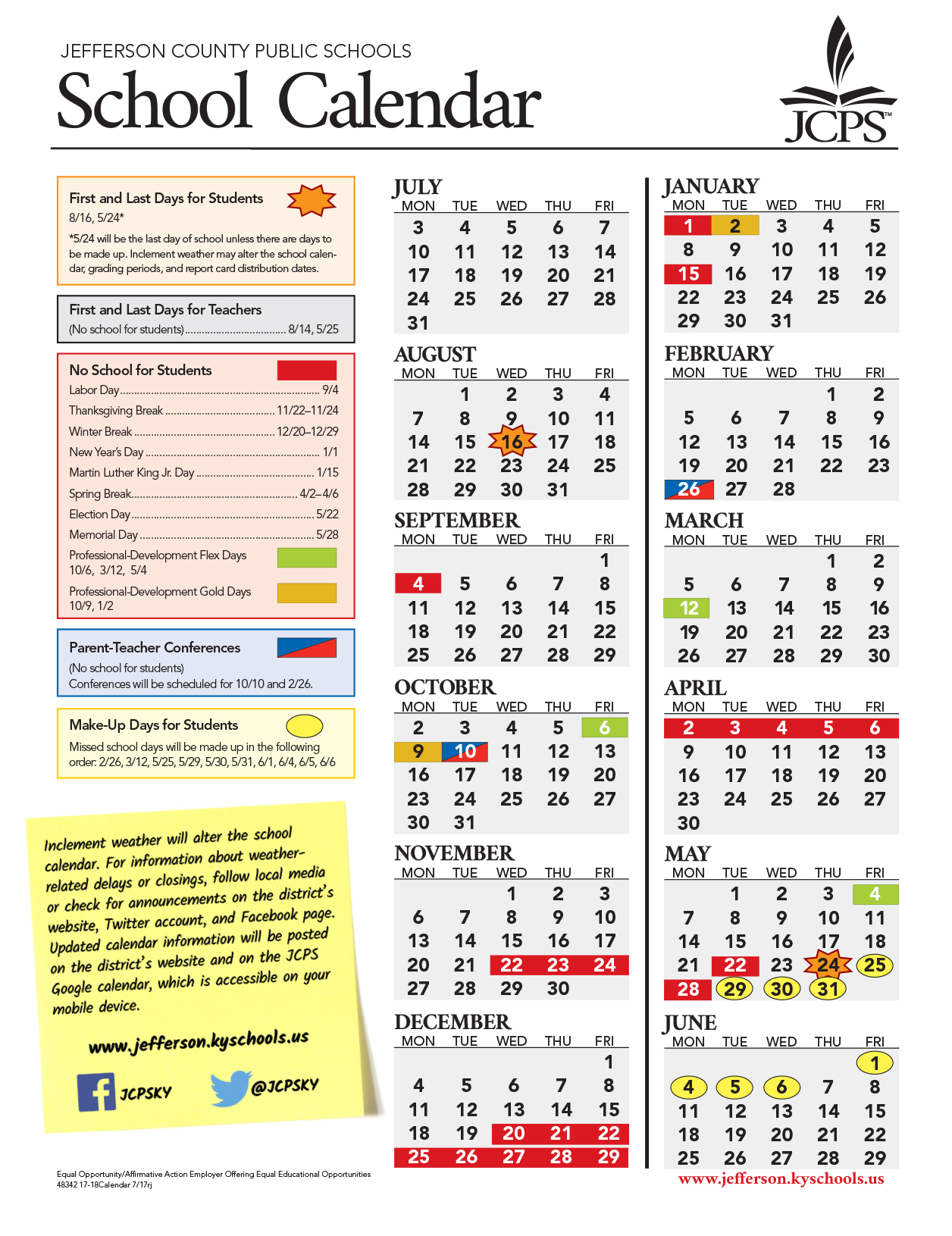 school calendar link